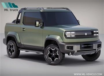 Camioneta eléctrica BaoJun YEP expuesta: audaz y poderosa