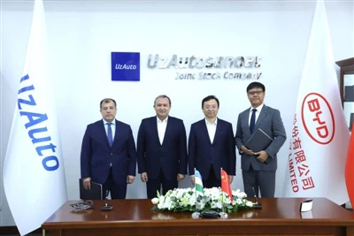 BYD Canción PLUS DM-i Comienza Producción En Uzbekistán Planta