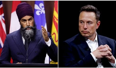 El candidato a primer ministro canadiense propone un arancel del 100% sobre T...